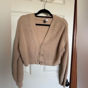 Tan Cardigan in size M